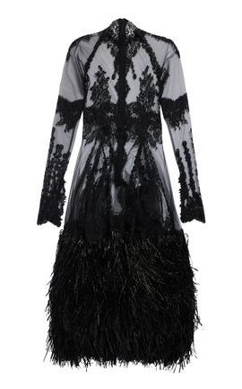 Balenciaga Balenciaga Embroidered Lace Maxi Dress