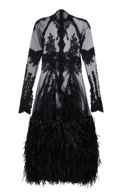 Balenciaga Balenciaga Embroidered Lace Maxi Dress