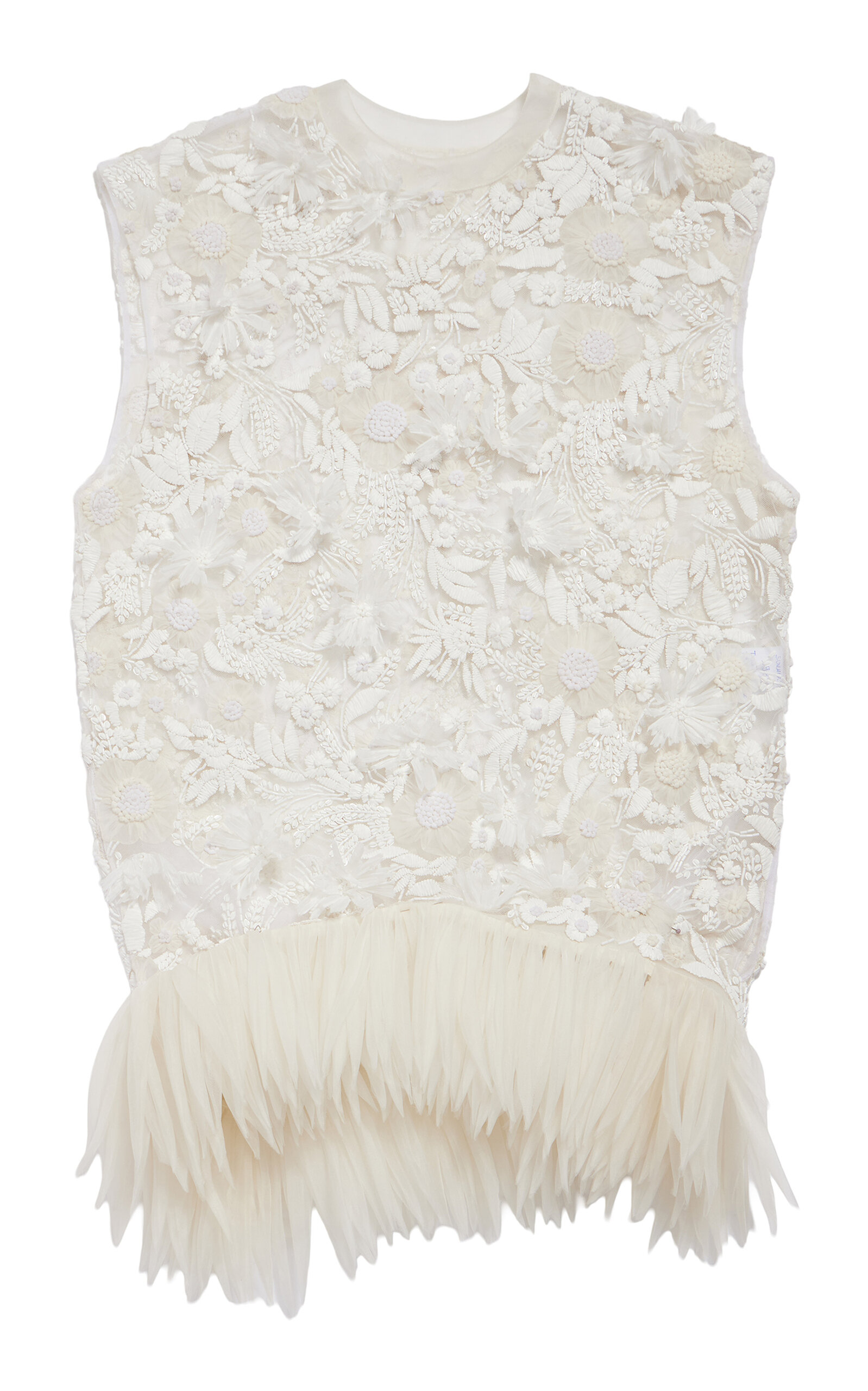 Balenciaga Balenciaga Embroidered Organza Mini Dress