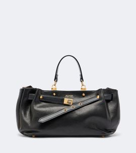 Balenciaga Balenciaga Fan Small leather top-handle bag