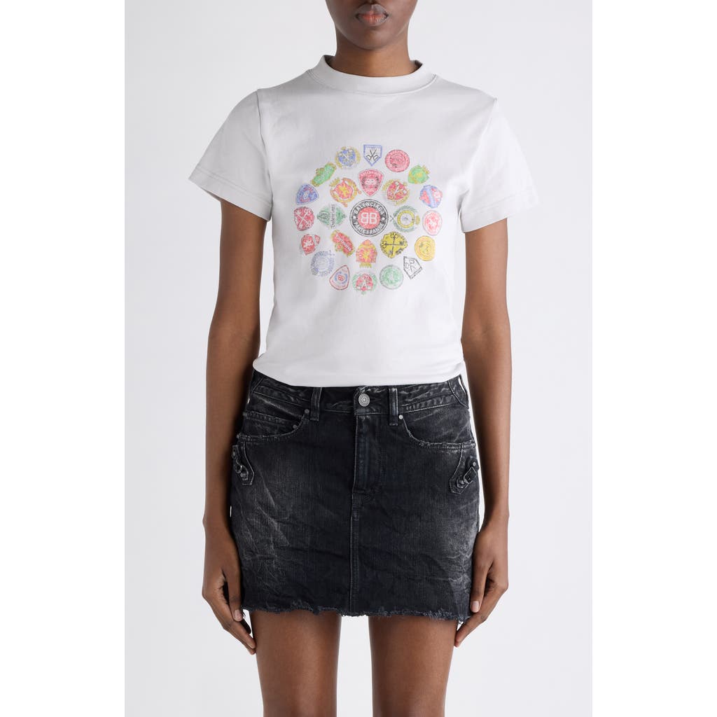 Balenciaga Balenciaga Fitted Graphic T-Shirt
