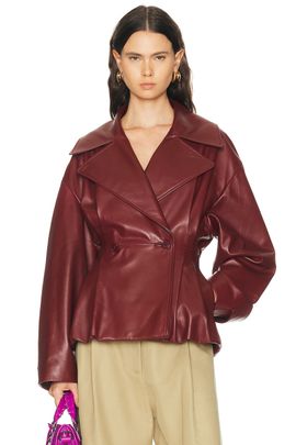 Balenciaga Balenciaga Folded Short Trench Coat