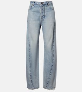 Balenciaga Balenciaga Frayed tapered jeans