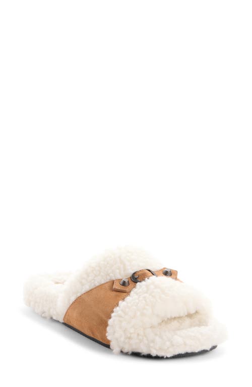 Balenciaga Balenciaga Furry Faux Fur Slide Sandal