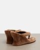 Balenciaga Balenciaga Gaeta velvet wedge thong sandals - 3