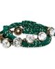 Balenciaga Balenciaga Gala Double Cord Stone Bracelet - 1