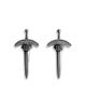 Balenciaga Balenciaga Goth Stud Earrings - 1