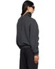 Balenciaga Balenciaga Gray Back-To-Front Turtleneck - 3