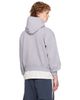 Balenciaga Balenciaga Gray 'CEO' Team Logo Small Fit Zip-Up Hoodie - 3