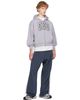 Balenciaga Balenciaga Gray 'CEO' Team Logo Small Fit Zip-Up Hoodie - 4