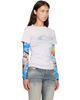 Balenciaga Balenciaga Gray Double Sleeve T-shirt - 2