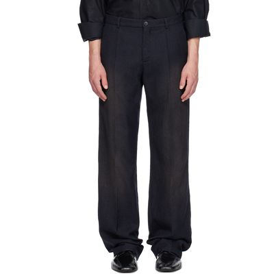 Balenciaga Balenciaga Gray Faded Tailored Trousers