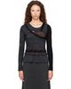 Balenciaga Balenciaga Gray Layered Top - 1