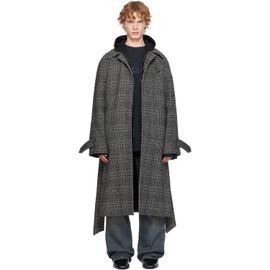 Balenciaga Balenciaga Gray Raglan Coat
