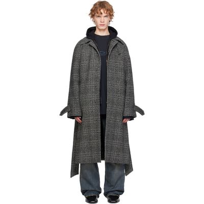 Balenciaga Balenciaga Gray Raglan Coat