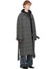Balenciaga Balenciaga Gray Raglan Coat - 2