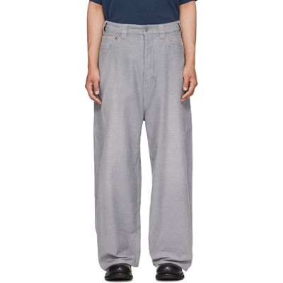 Balenciaga Balenciaga Gray Trompe L'œil Jeans
