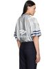 Balenciaga Balenciaga Gray V-Neck Oversized T-Shirt - 3