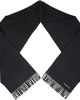 Balenciaga Balenciaga Gray Wool Hooded Scarf - 1