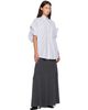 Balenciaga Balenciaga Gray Wool Maxi Skirt - 4