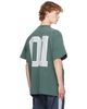 Balenciaga Balenciaga Green Basketball Oversized T-shirt - 3