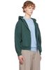 Balenciaga Balenciaga Green Laurel Classic Zip-Up Regular Fit Hoodie - 2