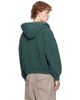 Balenciaga Balenciaga Green Laurel Classic Zip-Up Regular Fit Hoodie - 3