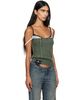 Balenciaga Balenciaga Green Patched Cotton Hybrid Cable Knit Tank Top - 2