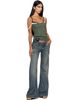 Balenciaga Balenciaga Green Patched Cotton Hybrid Cable Knit Tank Top - 5
