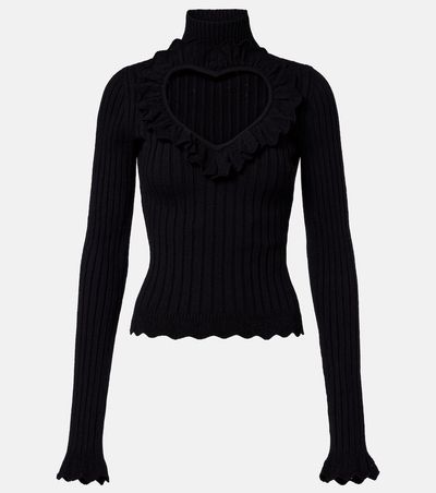 Balenciaga Balenciaga Heart cotton-blend top