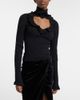Balenciaga Balenciaga Heart cotton-blend top - 3