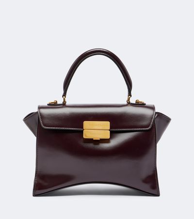 Balenciaga Hg Avenue Medium Leather Top-Handle Bag