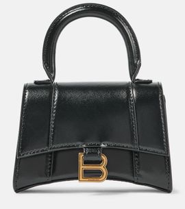 Balenciaga Balenciaga Hourglass Mini leather top-handle bag