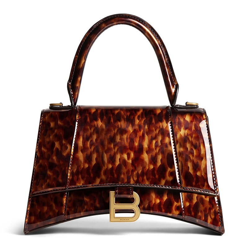 Balenciaga Balenciaga Hourglass Small Handbag Tortoise Shell Print