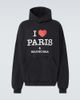 Balenciaga Balenciaga I Love Paris faded cotton hoodie - 1
