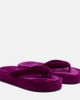 Balenciaga Balenciaga Jet Lag velvet platform thong sandals - 1