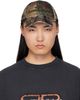 Balenciaga Balenciaga Khaki Camo Cap - 1