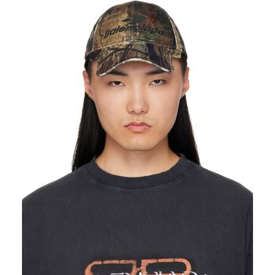 Balenciaga Balenciaga Khaki Camo Cap