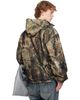 Balenciaga Balenciaga Khaki Camo Flocked Cotton Hooded Jacket - 3