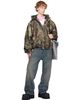 Balenciaga Balenciaga Khaki Camo Flocked Cotton Hooded Jacket - 4
