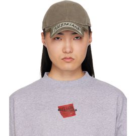 Balenciaga Balenciaga Khaki Masking Tape Cap