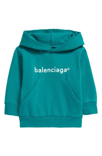 Balenciaga Balenciaga Kids' Classic Logo Cotton Hoodie
