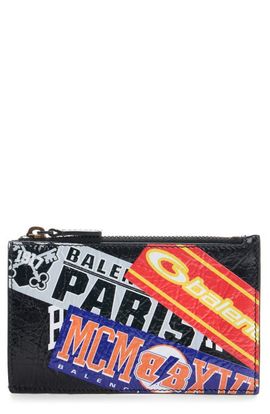 Balenciaga Balenciaga Large Cash Long Arena Leather Coin & Card Holder