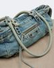 Balenciaga Balenciaga Le City East-West denim shoulder bag - 6