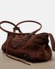 Balenciaga Balenciaga Le City East-West Small suede shoulder bag - 6