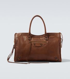 Balenciaga Balenciaga Le City Large leather top-handle bag