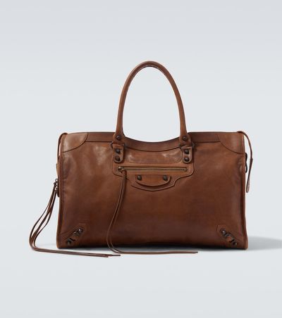 Balenciaga Balenciaga Le City Large leather top-handle bag