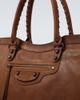 Balenciaga Balenciaga Le City Large leather top-handle bag - 6