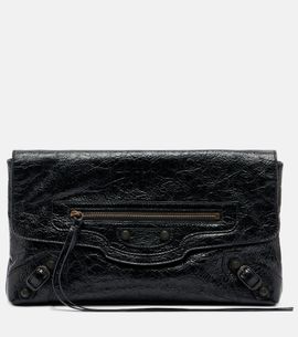 Balenciaga Balenciaga Le City leather clutch