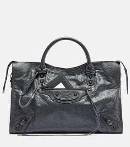 Balenciaga Balenciaga Le City leather top-handle bag